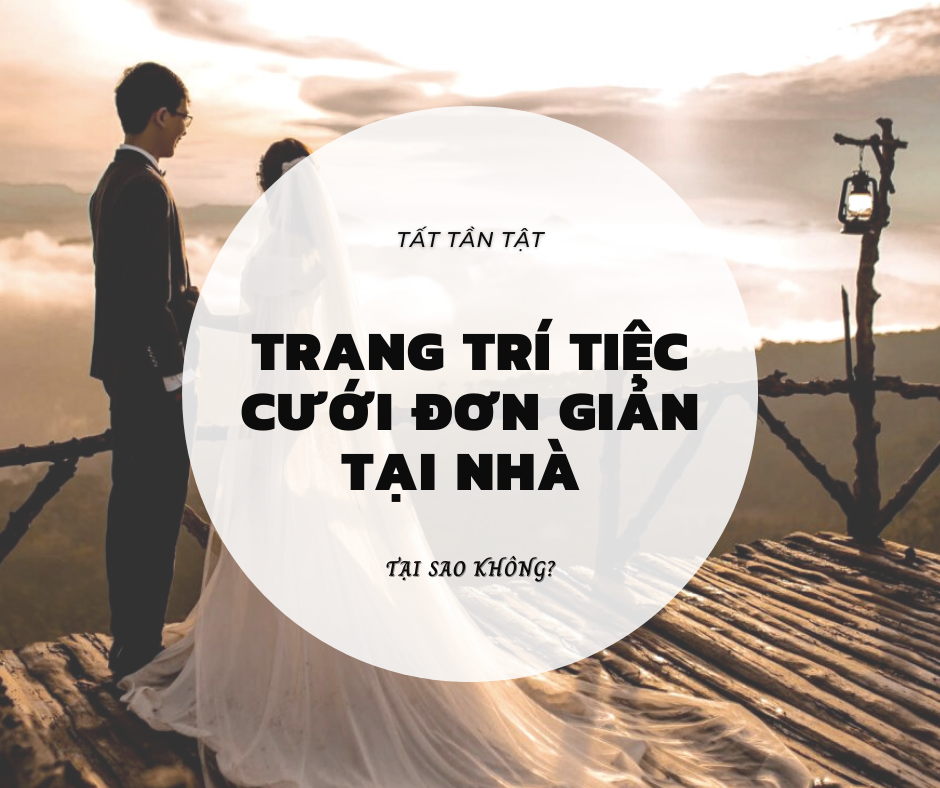 Trang tri tiec cuoi don gian tai nha